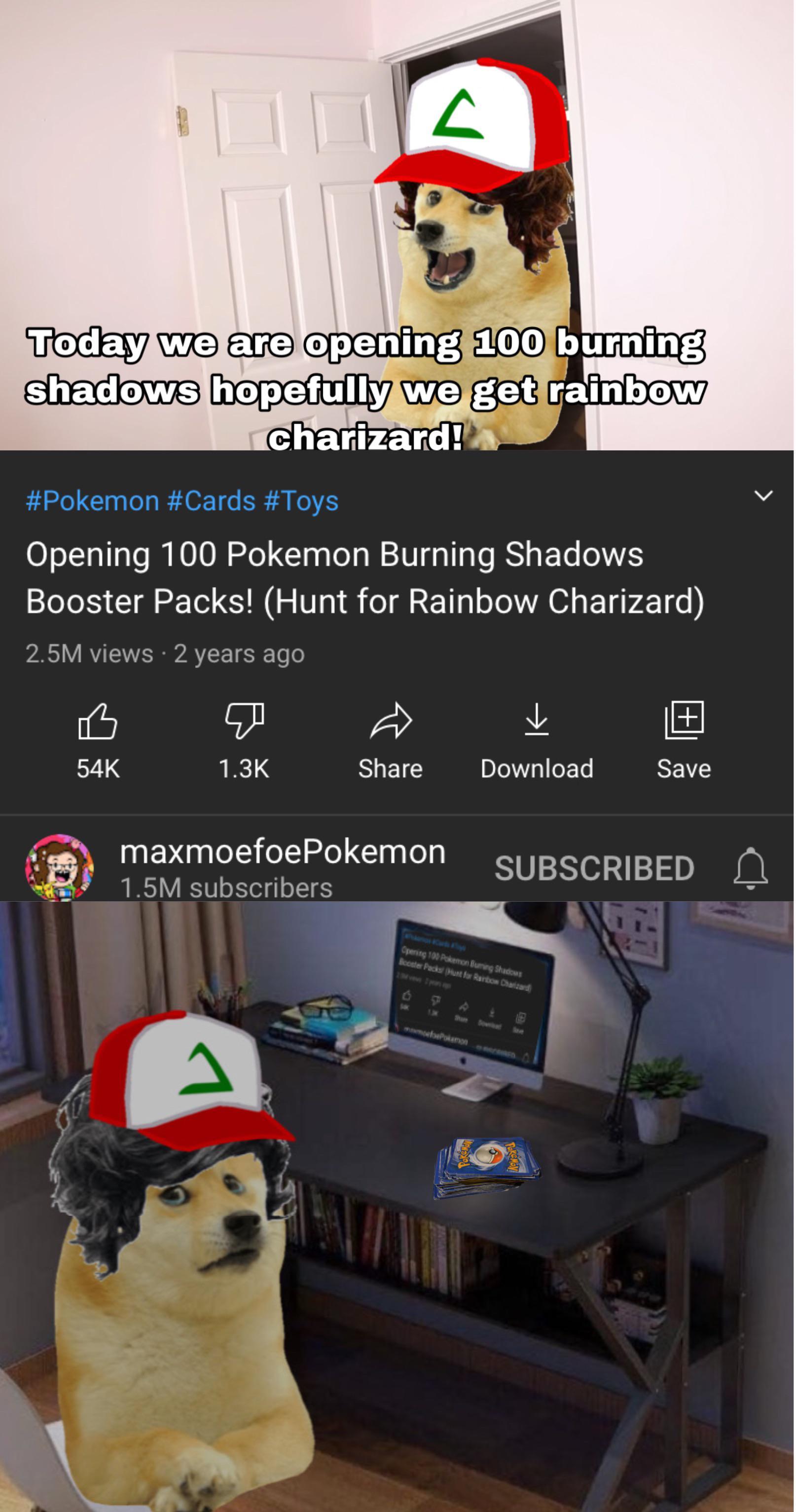 Le rainbow charizard has finally arrived | /r/dogelore | Ironic Doge Memes  | Know Your Meme
