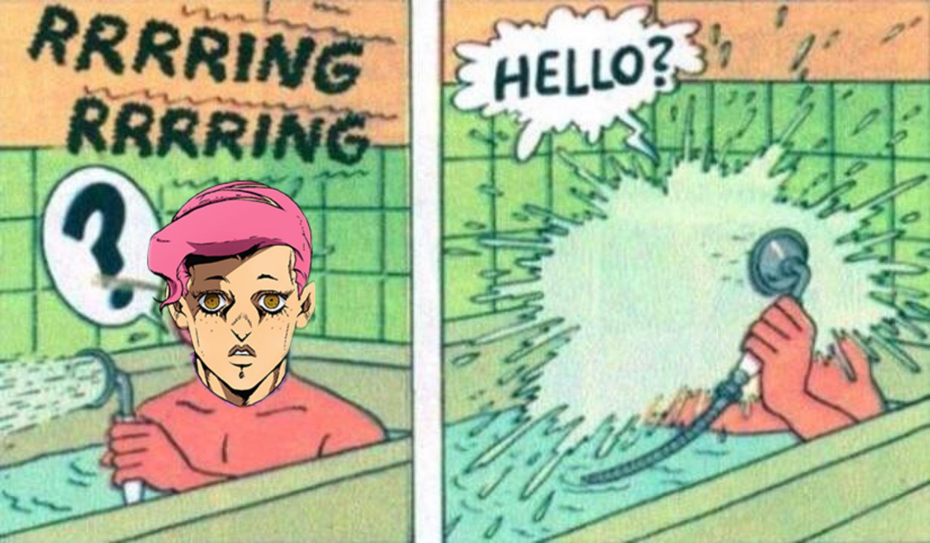 Doppio Shower R Shitpostcrusaders Jojo S Bizarre Adventure Know Your Meme