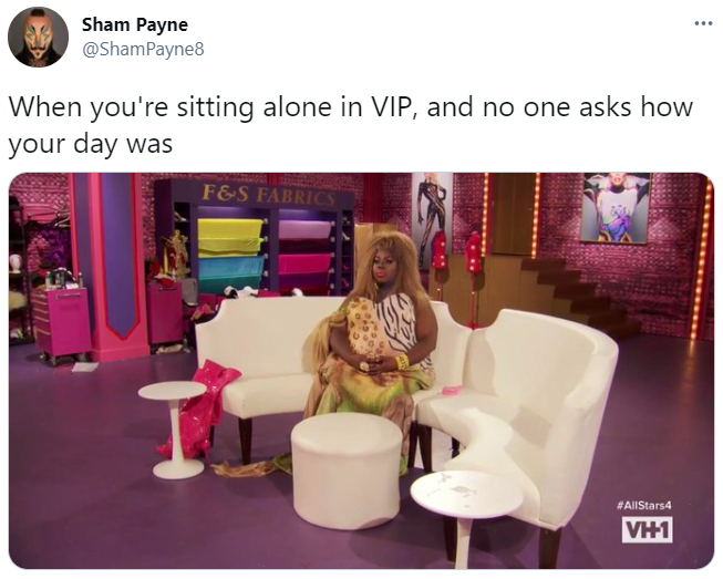 When You Re Sitting Alone In Vip And No One Asks How Your Day Was Sitting Alone In The Vip Know Your Meme