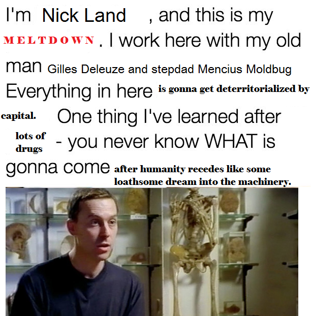 Nick Land Nick Land / Accelerationism Know Your Meme