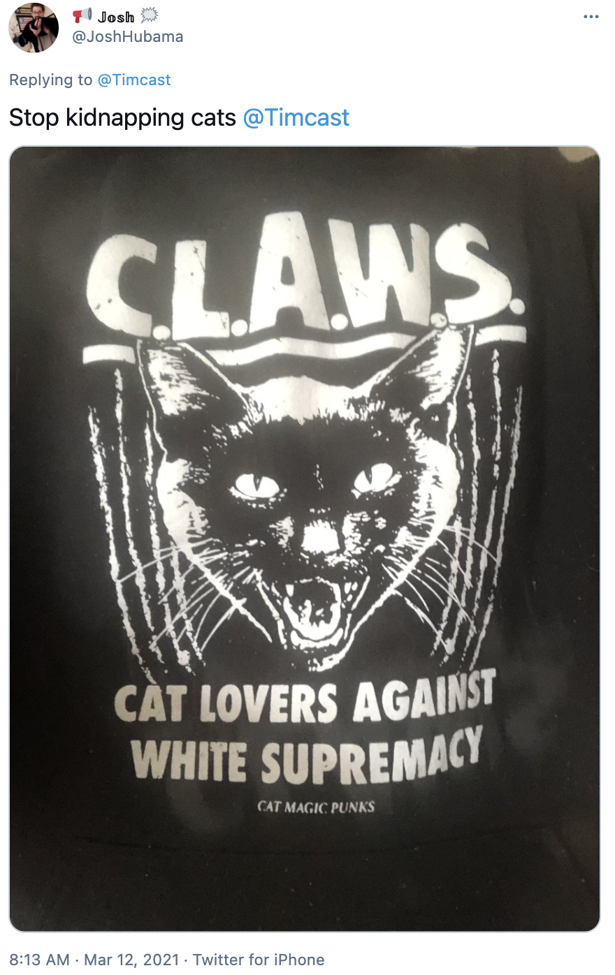 Stop kidnapping cats @Timcast | Tim Pool Cat Hostage Allegations | Know ...