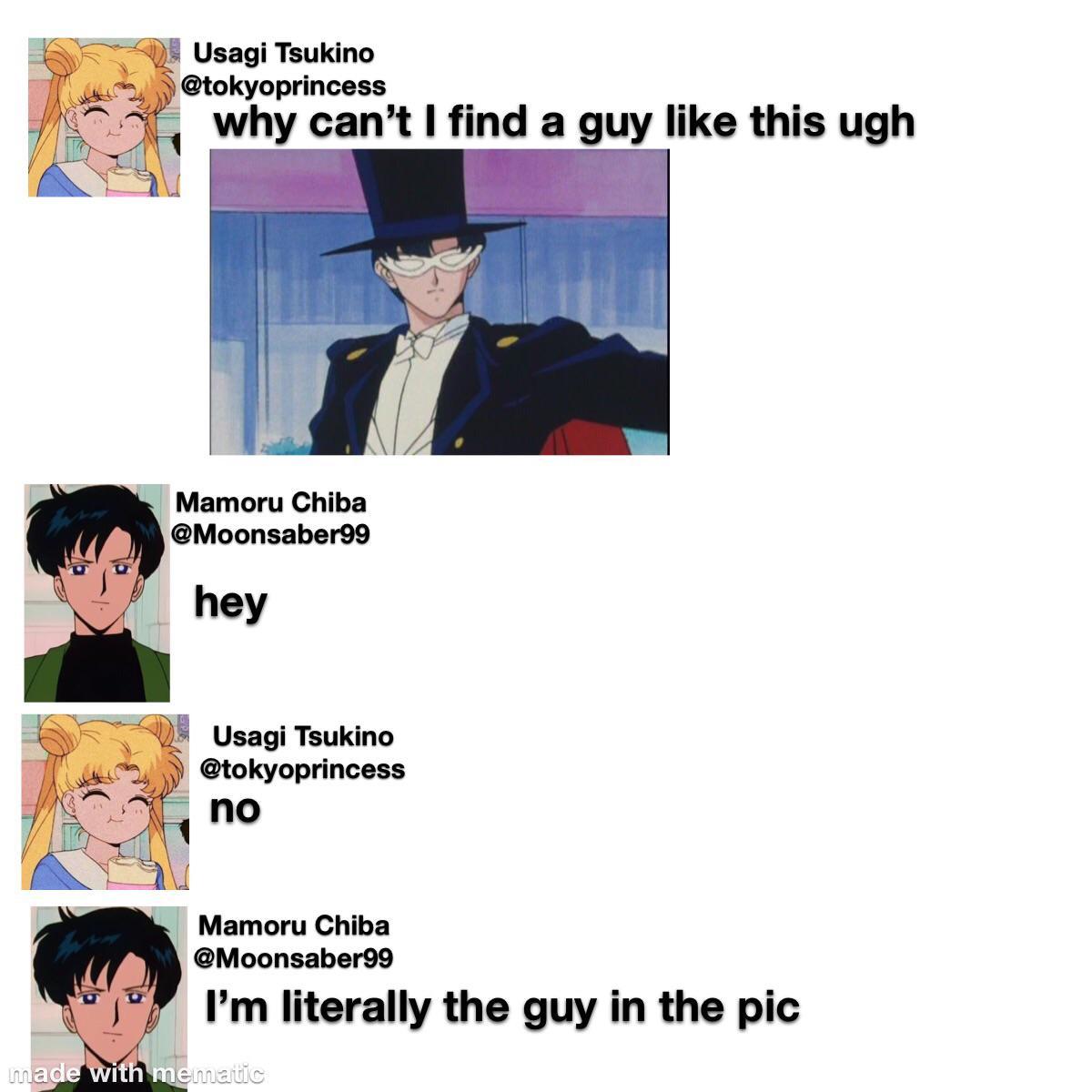 Sailor Moon Version I m Literally The Guy In The Pic Know Your Meme
