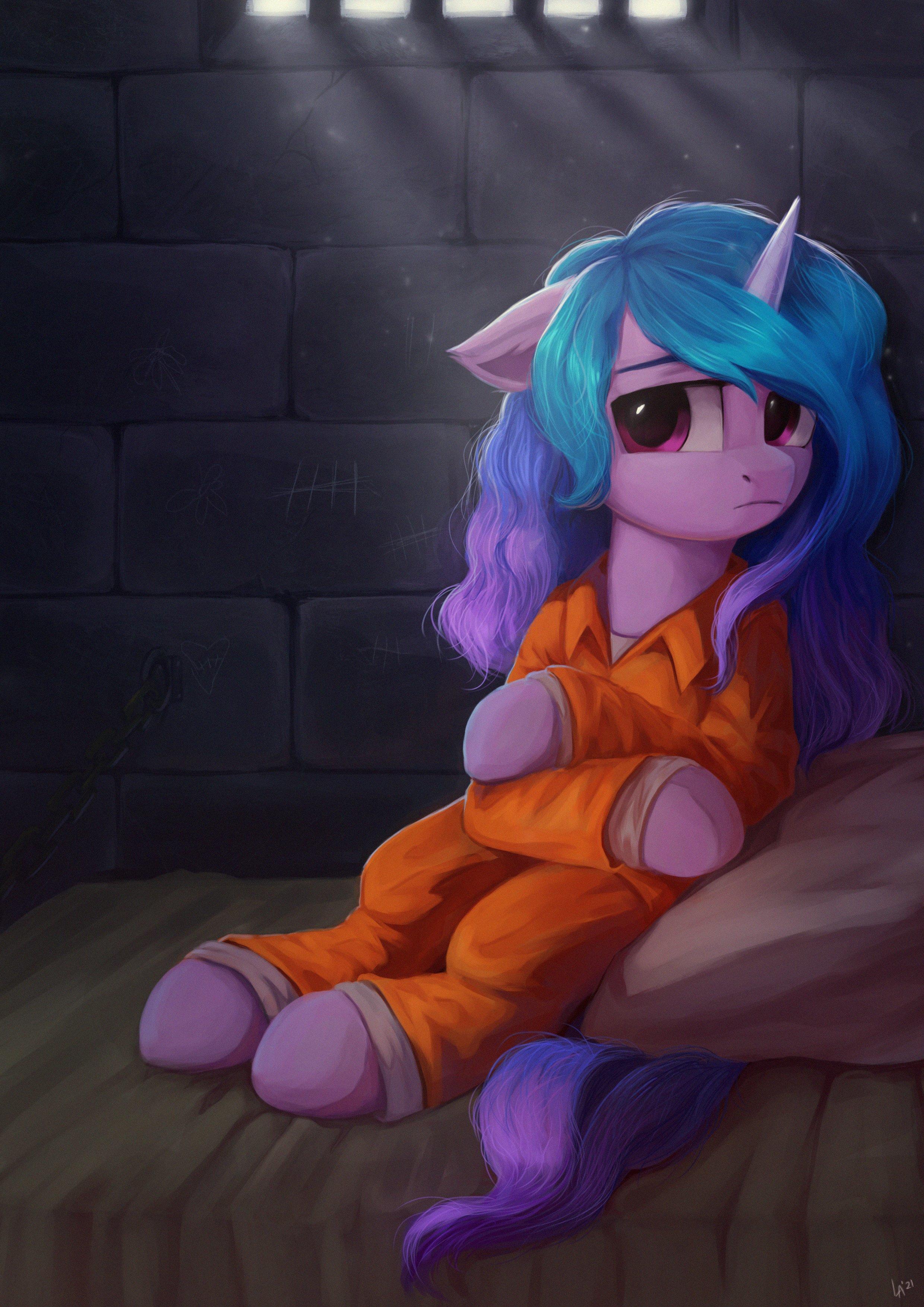 Izzy in prison | My Little Pony: A New Generation | Know Your Meme