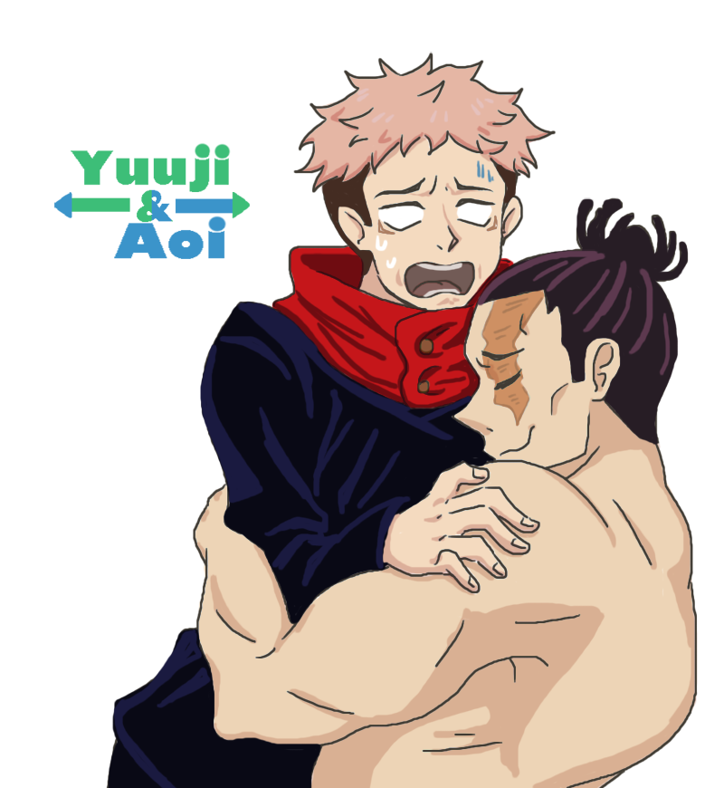 Nickelodeon Presents Yuuji And Aoi Art By Jisatsu Jujutsu Kaisen Know Your Meme