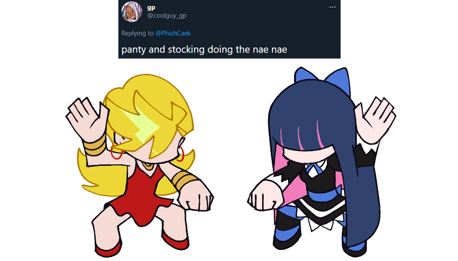 Panty And Stocking Nae Nae Panty and Stocking Know Your Meme