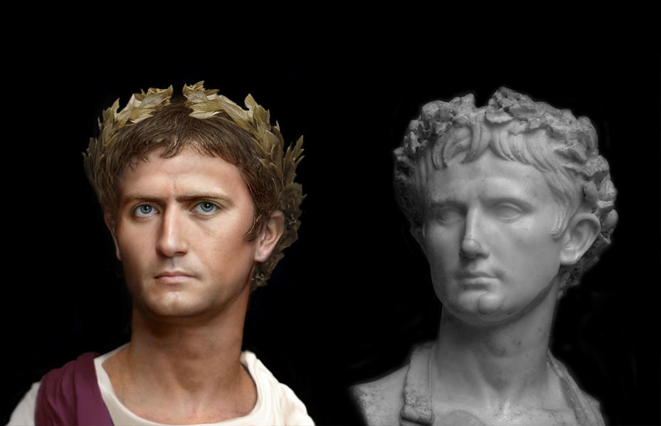 Caesar Augustus Face Reconstruction Alessandro Tomasi Know Your Meme