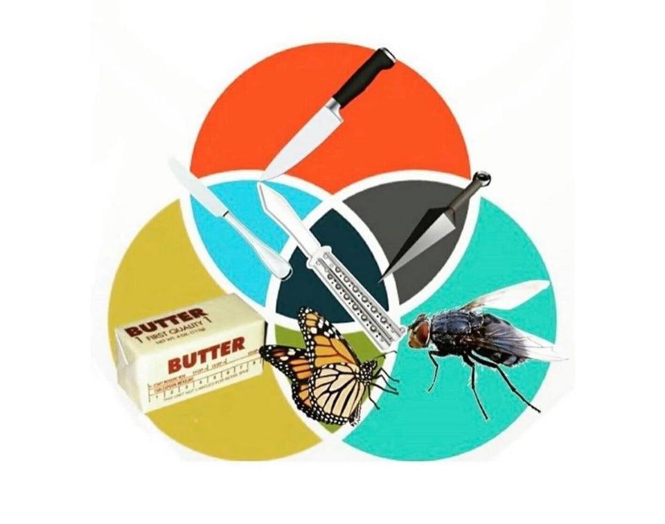 Butterfly Knife Venn Diagram Parodies Know Your Meme