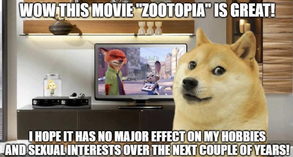 Le Zootopia has arrived /r/dogelore Ironic Doge Memes Know Your Meme