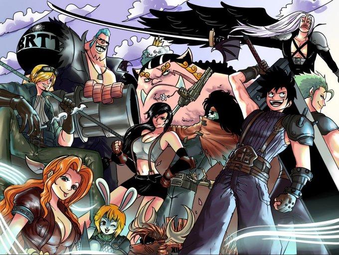 One Final Piece Fantasy Vii Crossover Know Your Meme