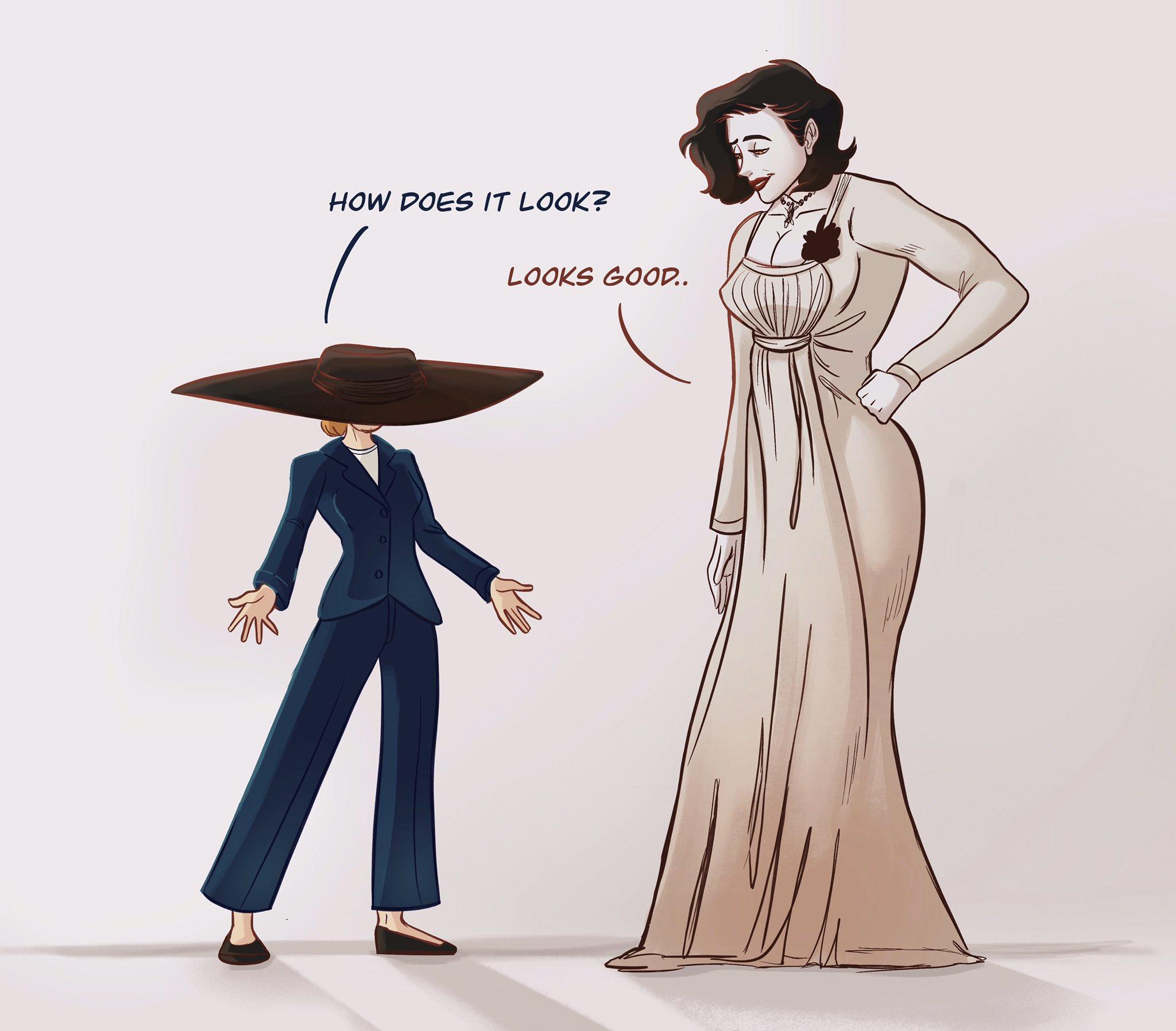 How Does It Look? Lady Dimitrescu Know Your Meme