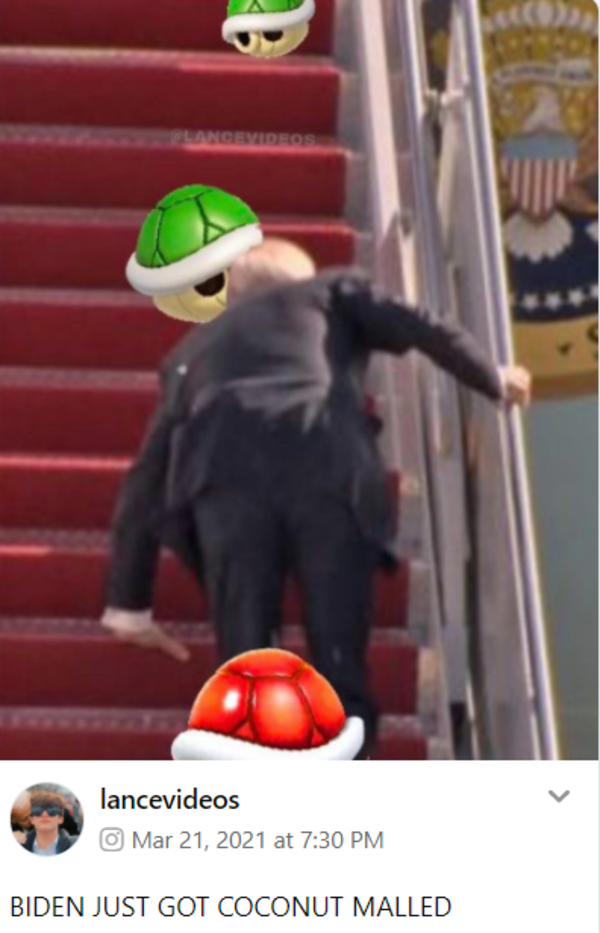 biden got coconut malled Coconut Malled Know Your Meme