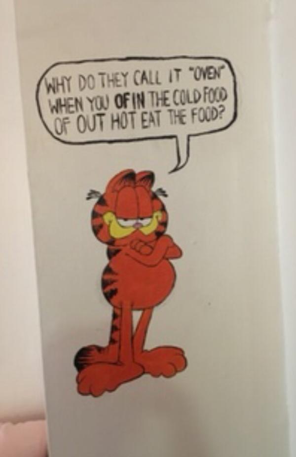 Smug Garfield Why Do They Call It Oven? Know Your Meme