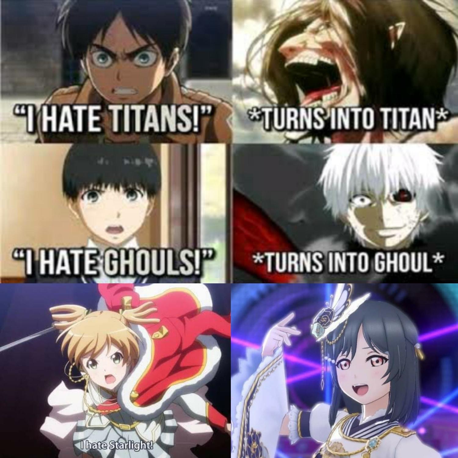 I gonna see the Starlight I Hate Titans Turns Into Titan Know