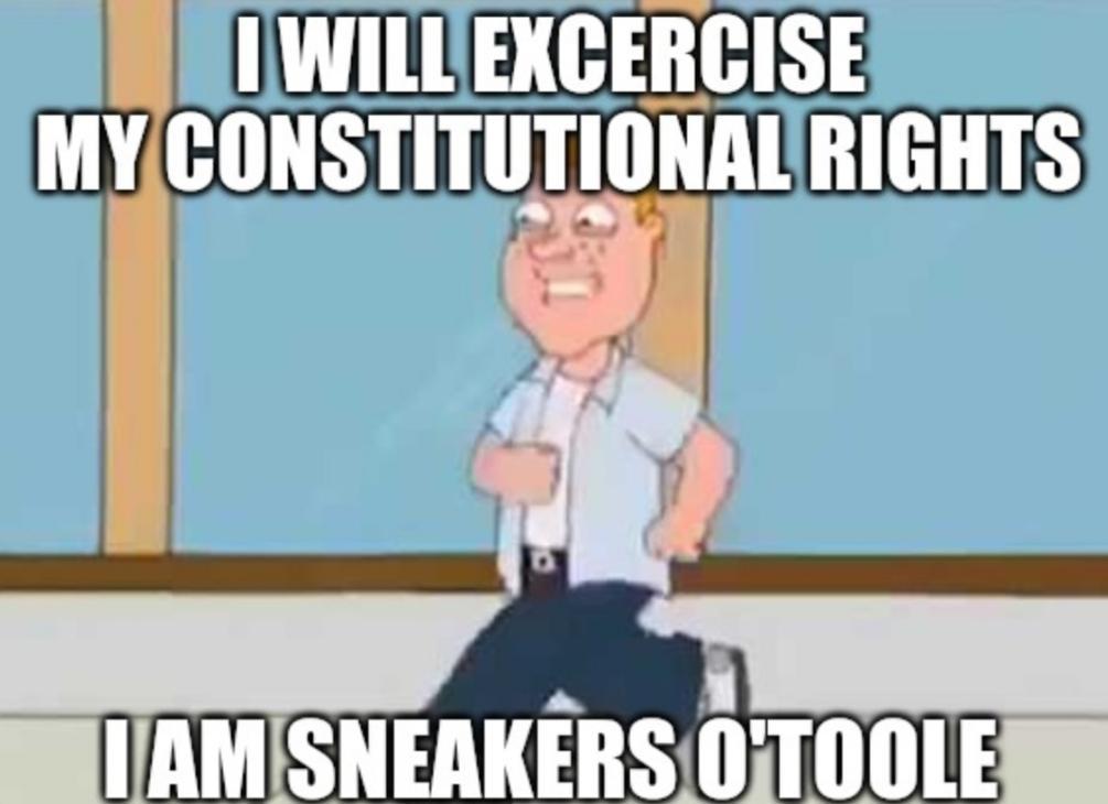 Sovereign O'Toole Sneakers O'Toole Know Your Meme