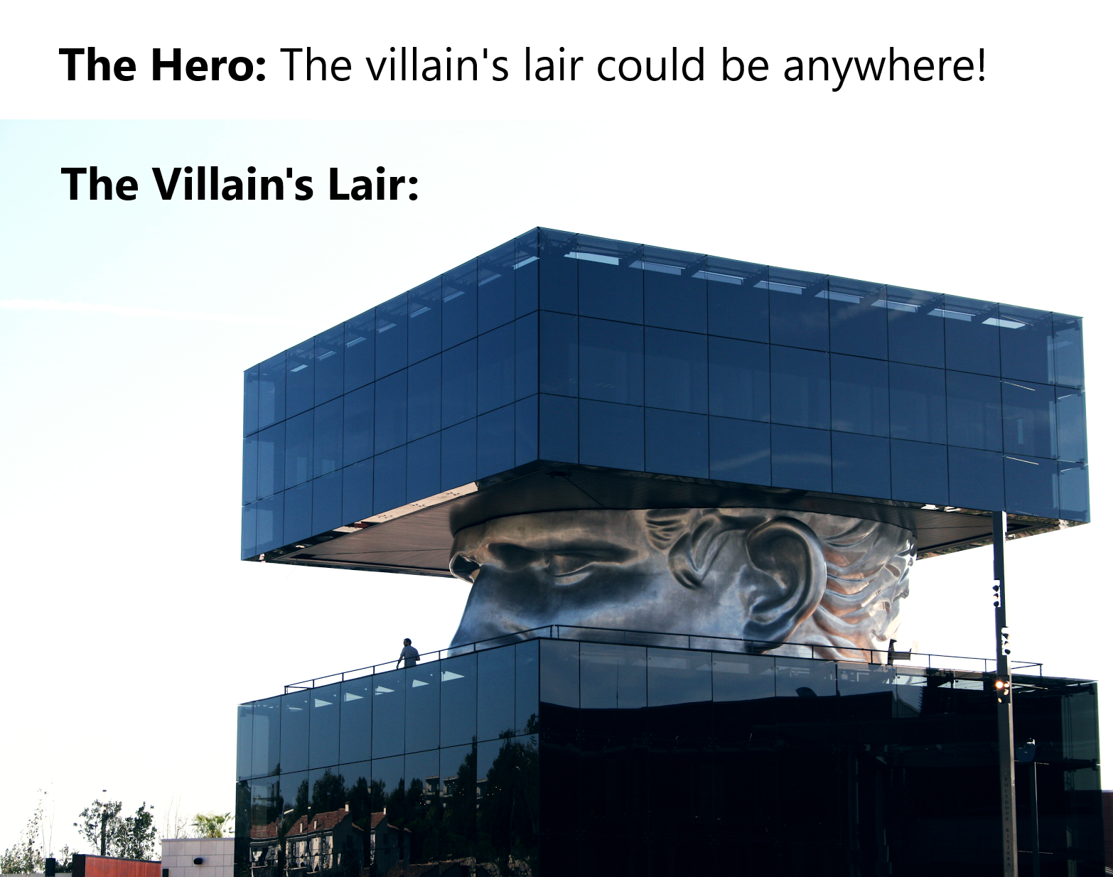 The Villain's Lair Could Be Anywhere! Know Your Meme