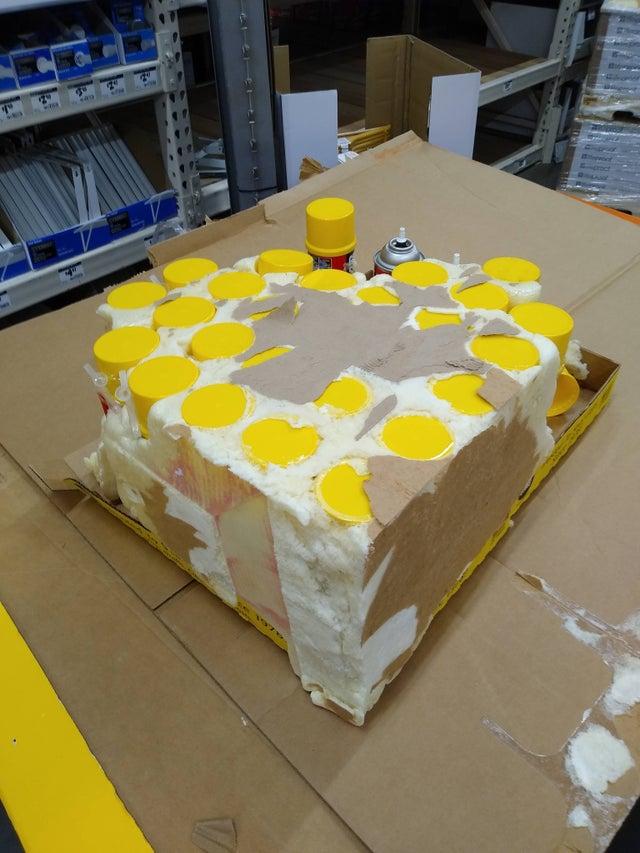 A Can of Foam Spray Exploded Mildly Interesting Know Your Meme