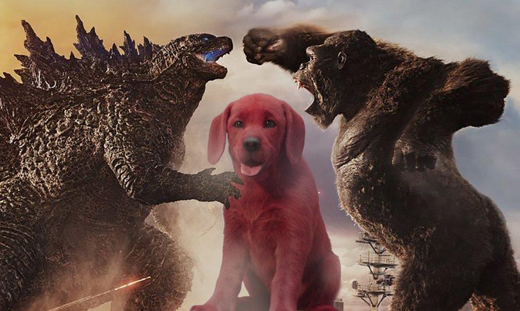 Godzilla vs. Kong vs. Clifford. | Clifford The Big Red Dog (2021 Film ...
