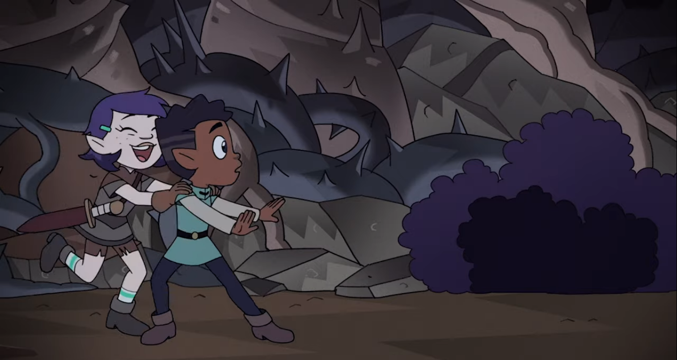 Through the Looking Glass Ruins Bria, Gavin and Angmar The Owl House