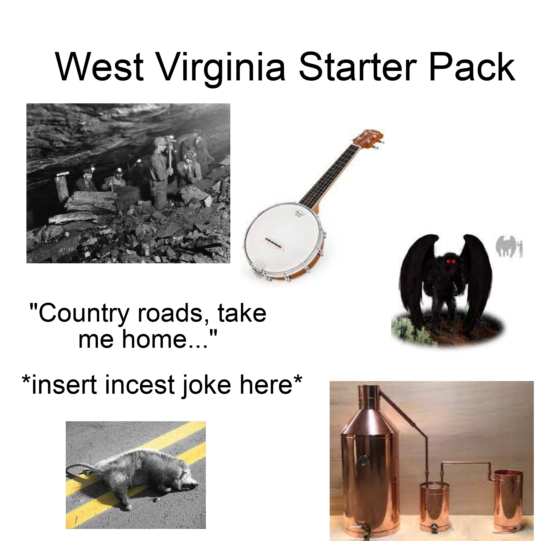 Making a starterpack for every state in the U.S. Part 20 West Virginia