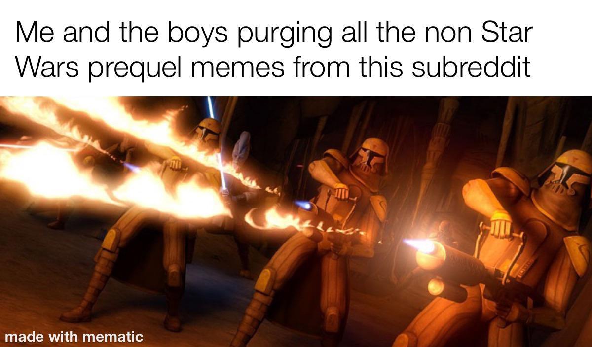 I’m sorry sir, it’s time for you to leave. /r/PrequelMemes Prequel