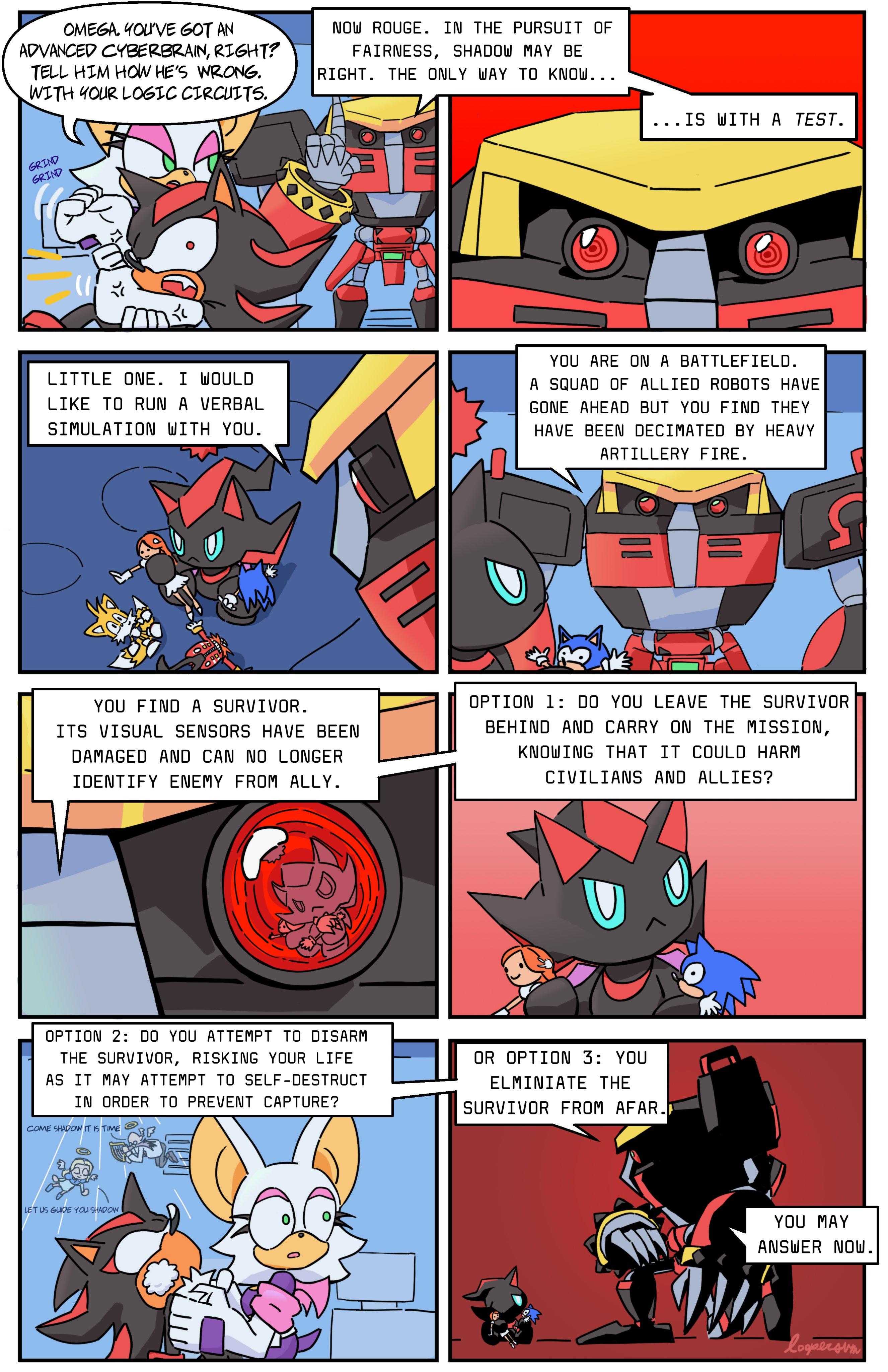 Team Dark The Fourth Member Page 2 Of 3 Sonic The Hedgehog 