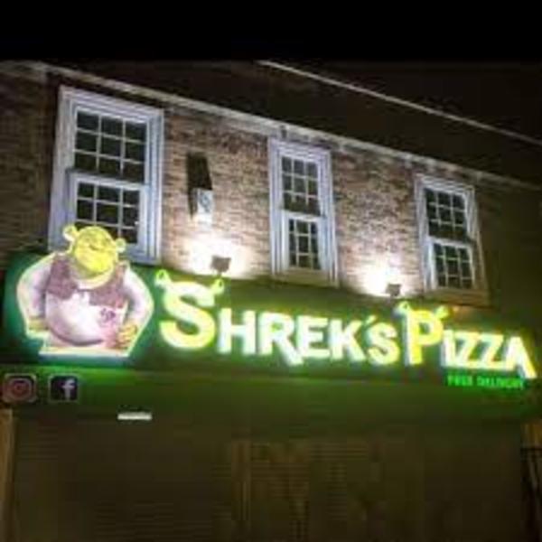 Shrek's Pizza Logo Shrek's Pizza Know Your Meme