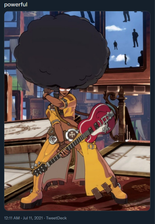 INo the Afro Queen Guilty Gear Know Your Meme