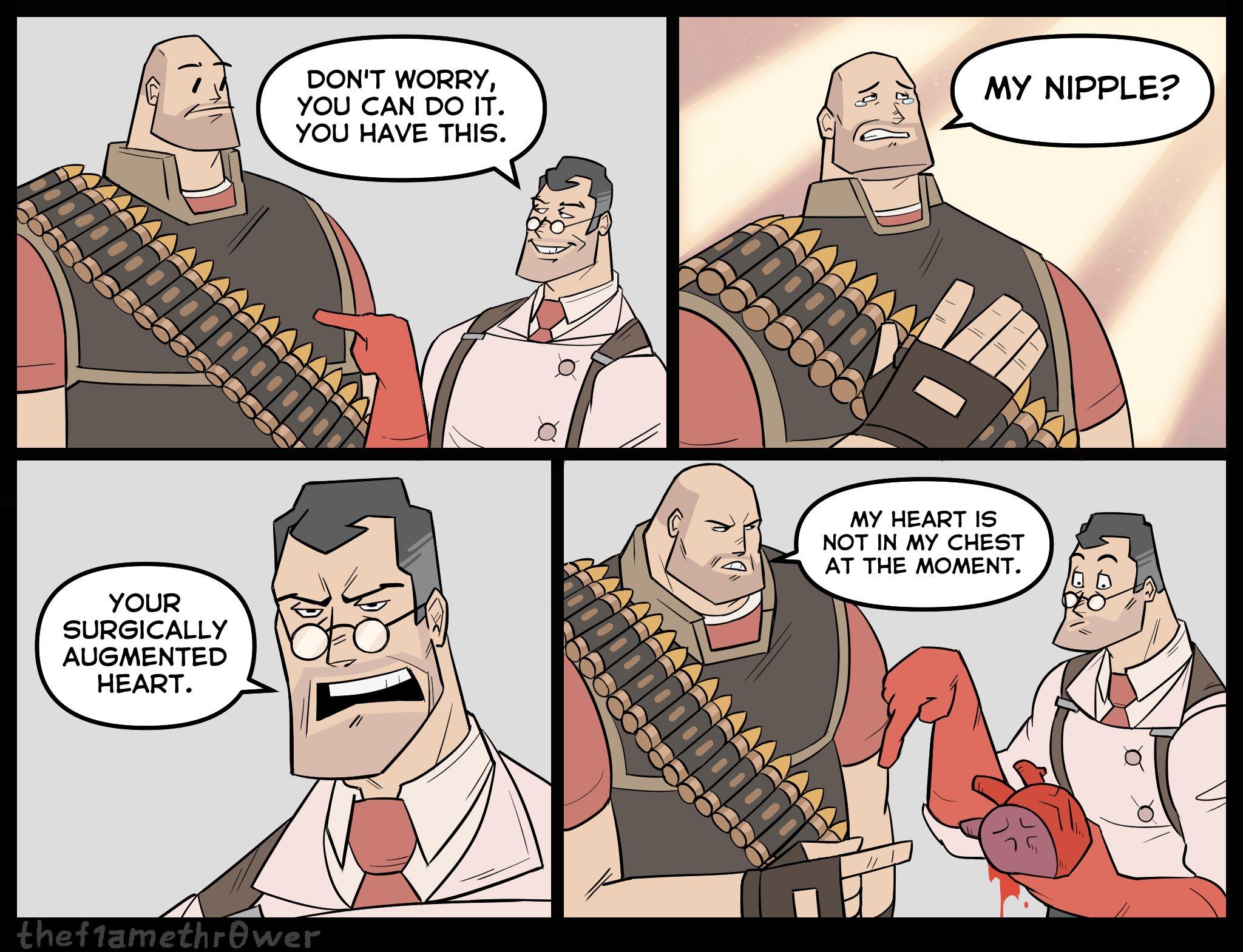 He should probably put it back My Nipple? Your Heart. Know Your Meme