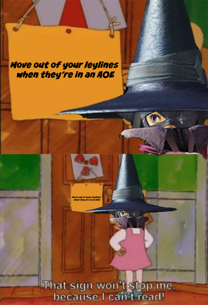 Advice for Black Mages That Sign Can't Stop Me Because I Can't Read