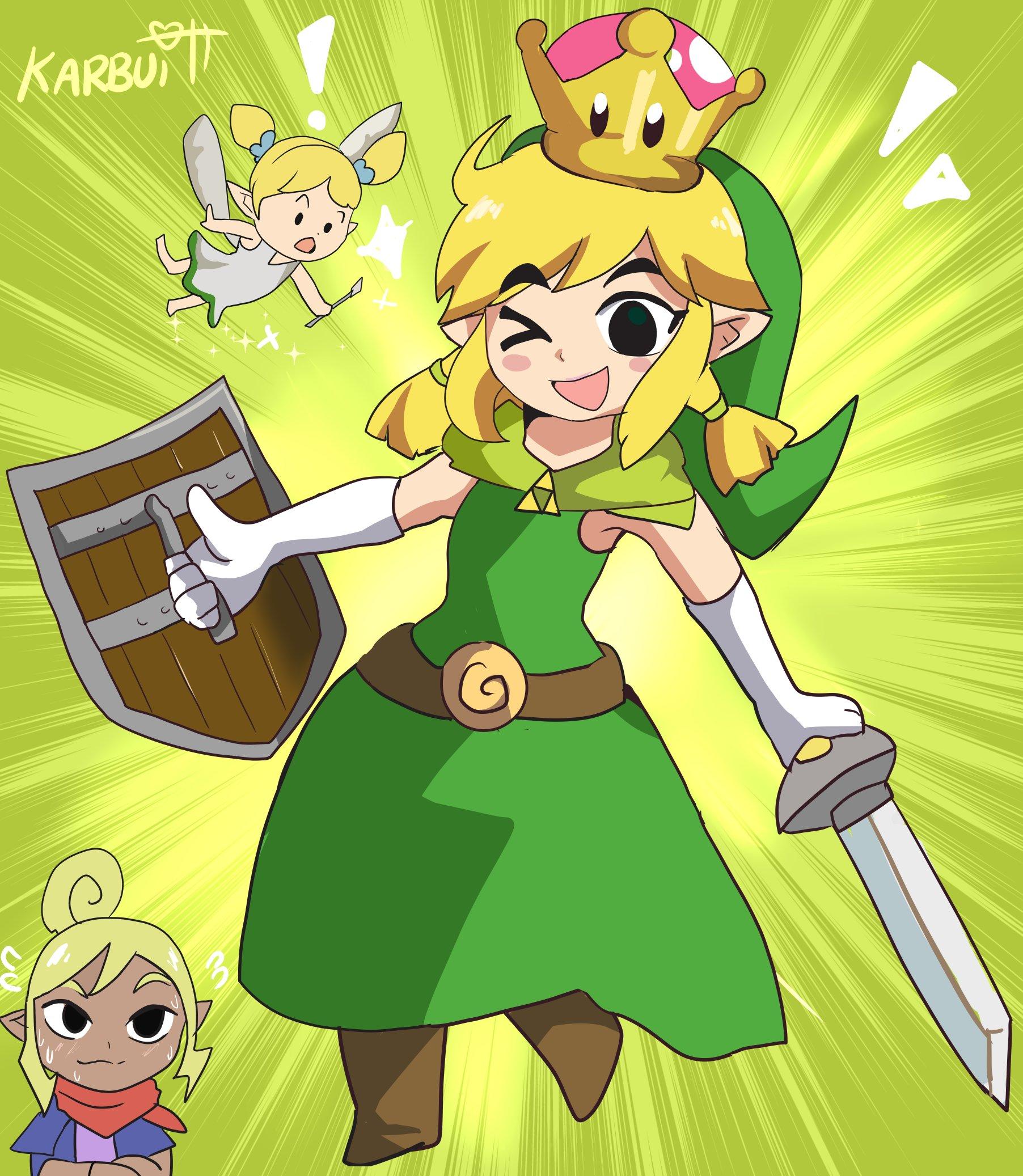 Toon Linkette | Peachette / Super Crown | Know Your Meme