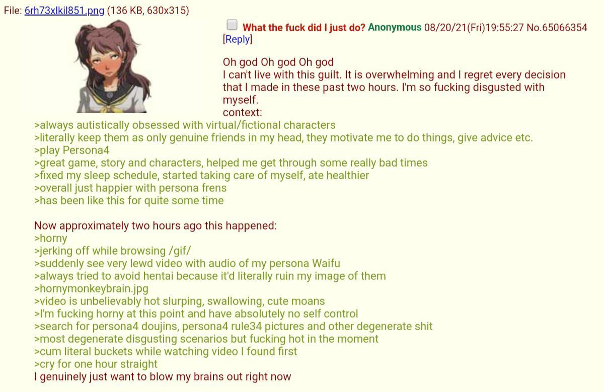 Anon plays Persona 4. | /r/Greentext | Greentext Stories | Know Your Meme