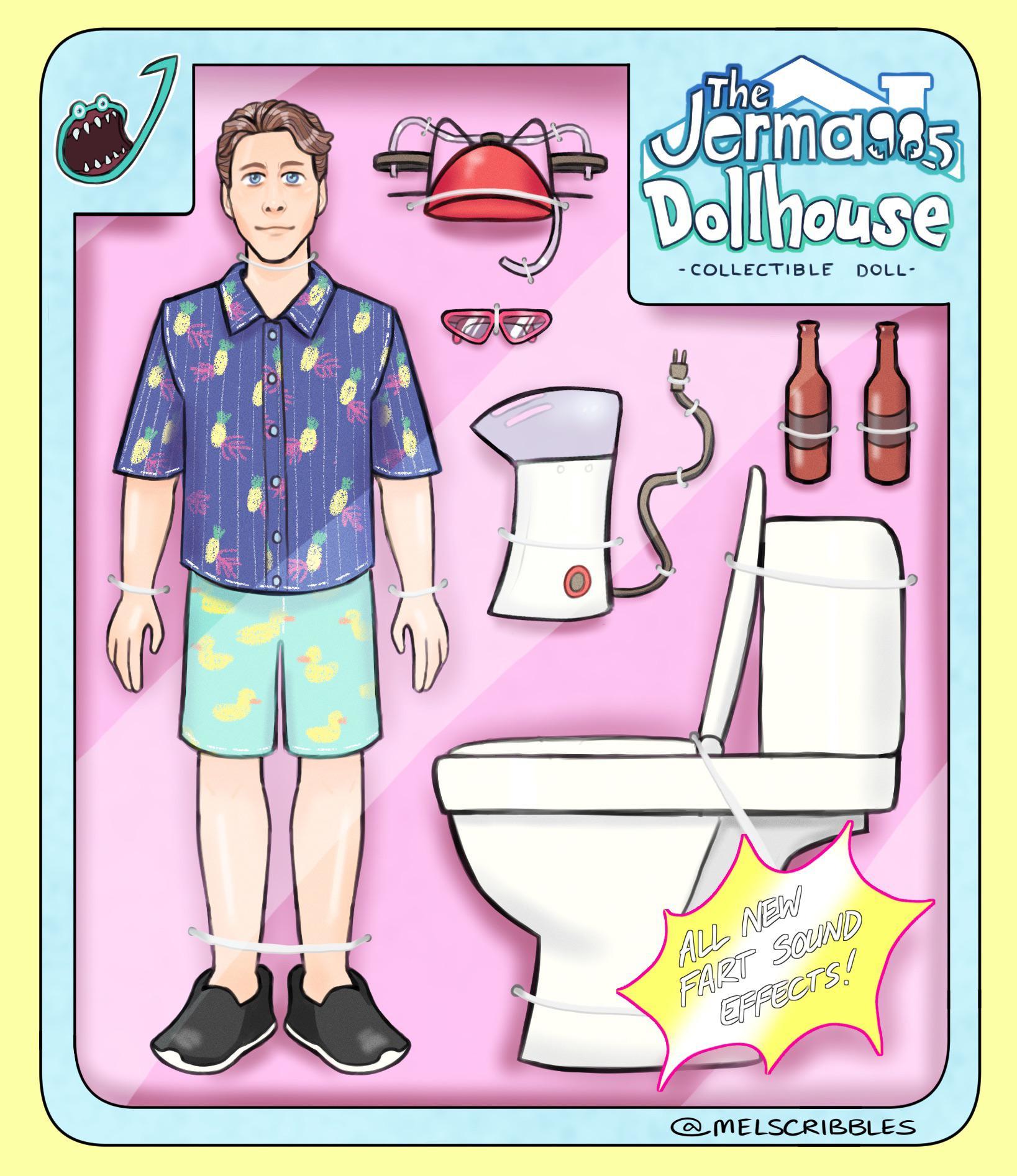Jerma985 Collectible Doll Jerma985's Dollhouse Stream Know Your Meme