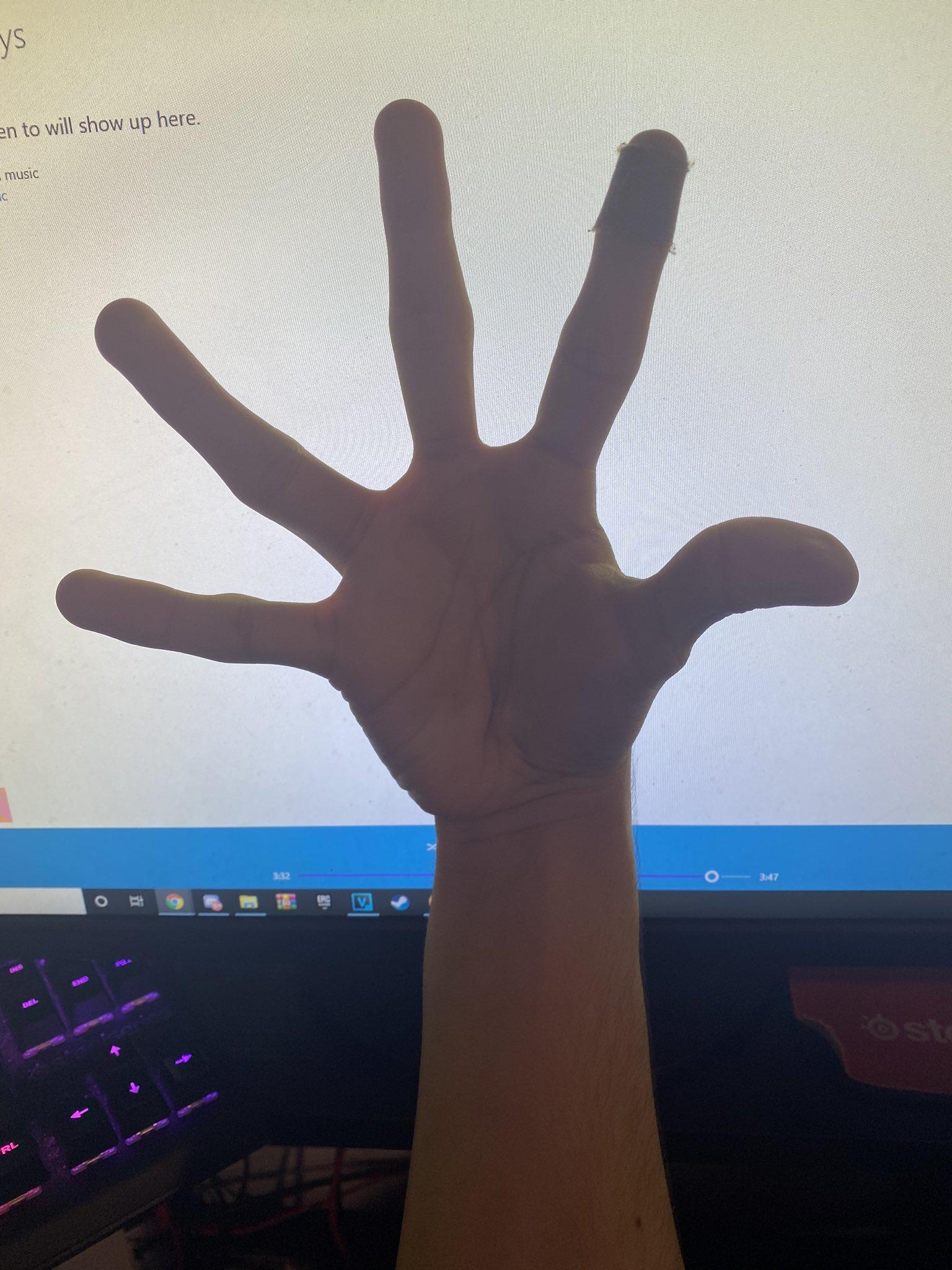 faze sway's hand ExtraLong Middle Fingers Know Your Meme