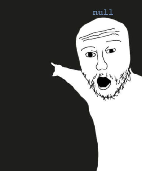 Soyak null pointer Two Soyjaks Pointing Know Your Meme