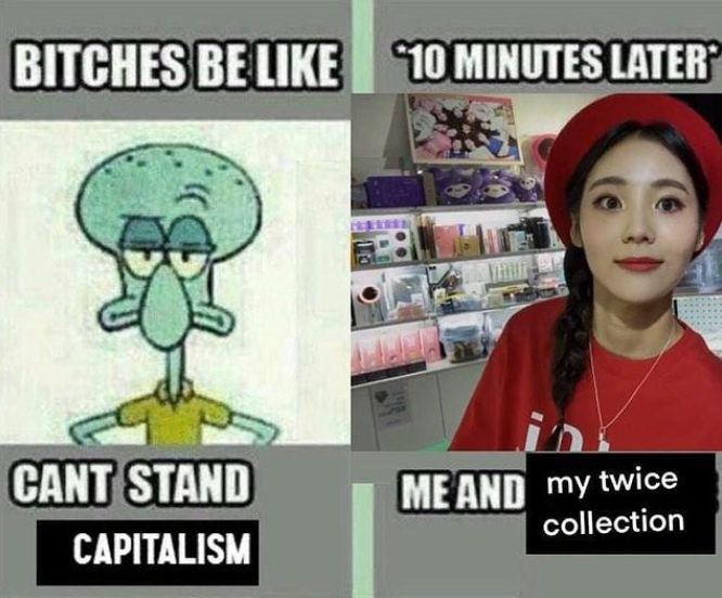me and my twice collection Bitches Be Like "Can't Stand Her Fake Ass