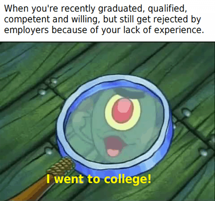 They Said College Would Help | SpongeBob SquarePants | Know Your Meme