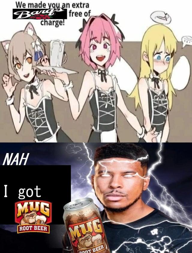 I gave 16 LOTCers the option to choose between Mug, Barq's, and A&W