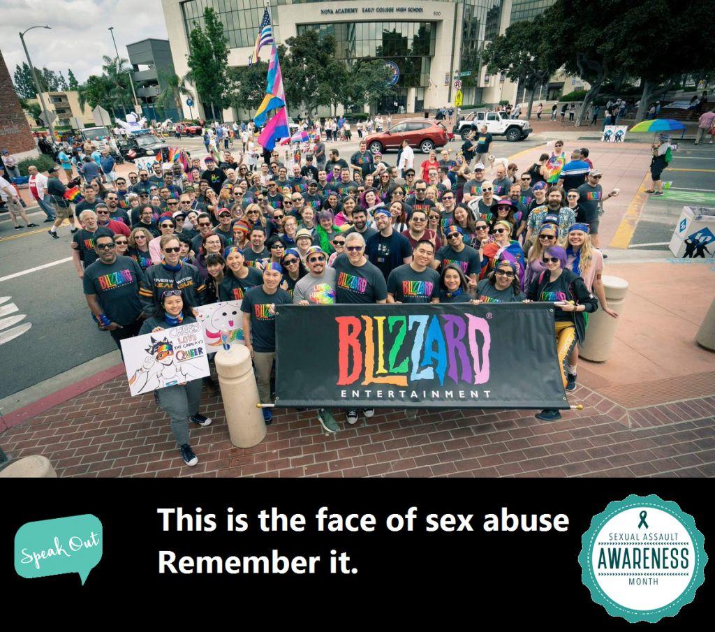 This Is The Face Of Sex Abuse Remember It Activision Blizzard 