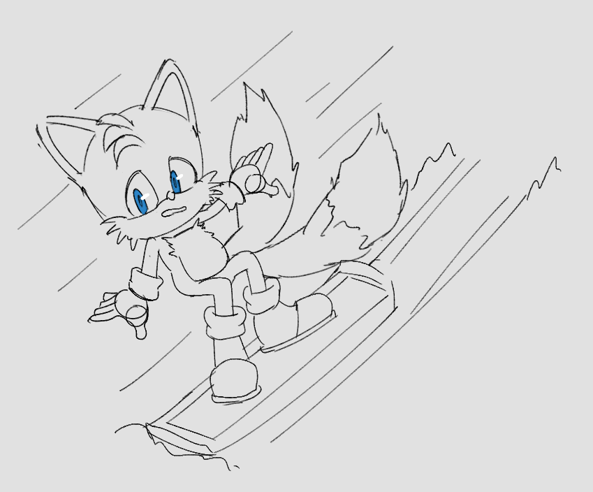 Movie Tails on a snowboard Sonic the Hedgehog Know Your Meme