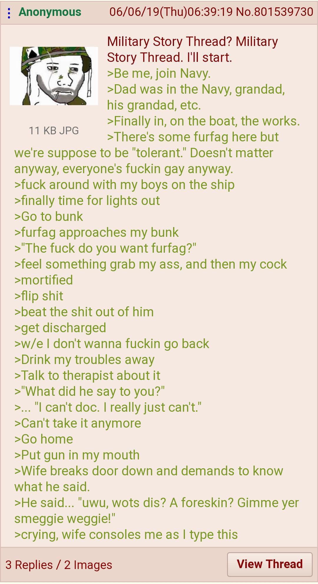 Anon joins the military /r/Greentext Greentext Stories Know Your Meme