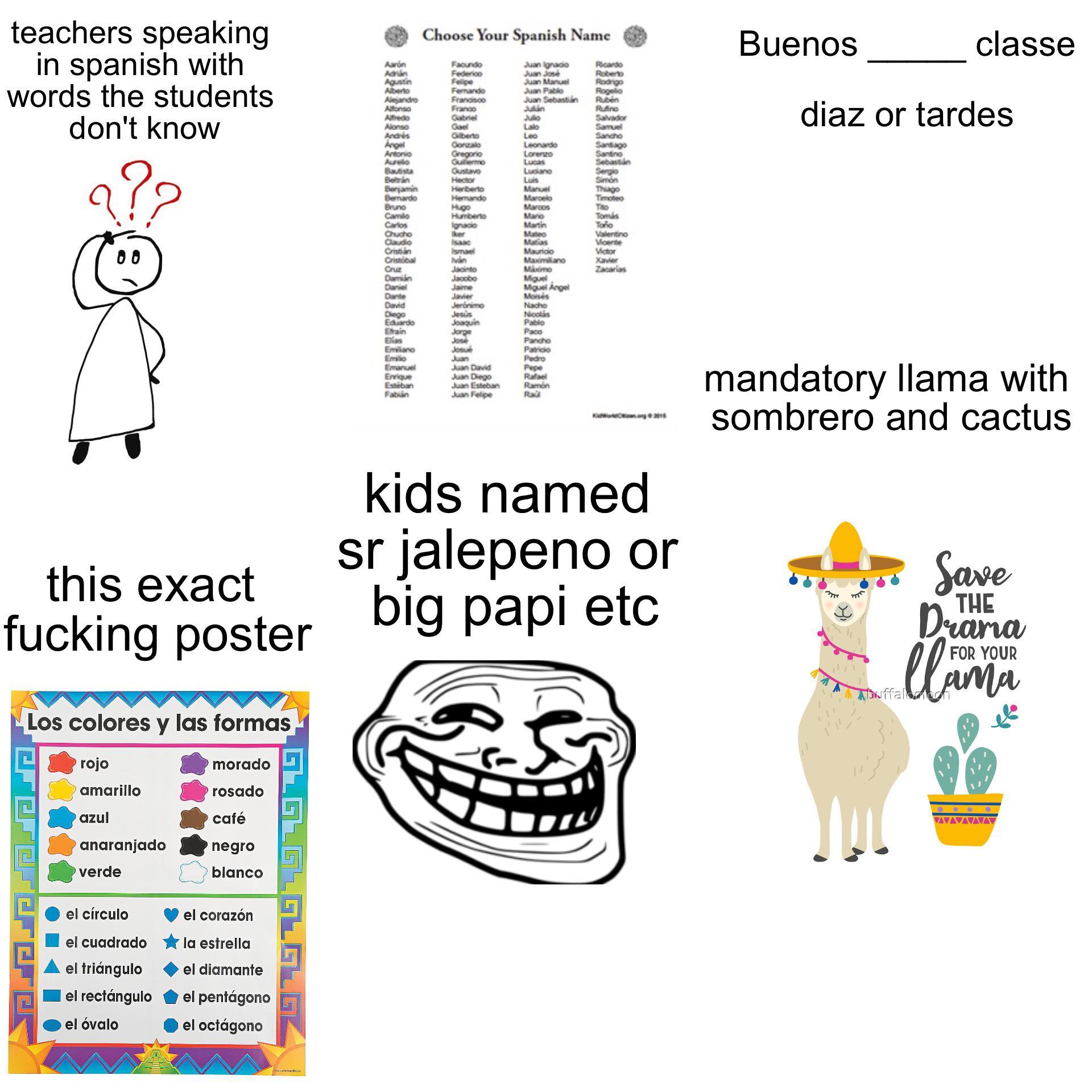 Spanish Class Starterpack /r/starterpacks Starter Packs Know Your
