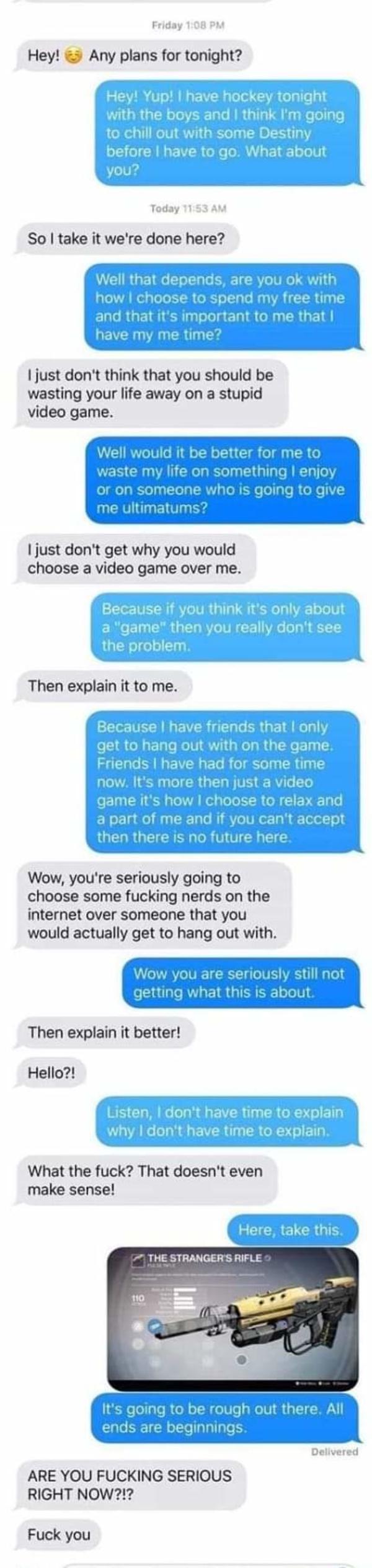 My man really just sent her to orbit. Credit to some dude on Facebook  destiny memes | /r/madlads | Mad Lad / Madlad | Know Your Meme