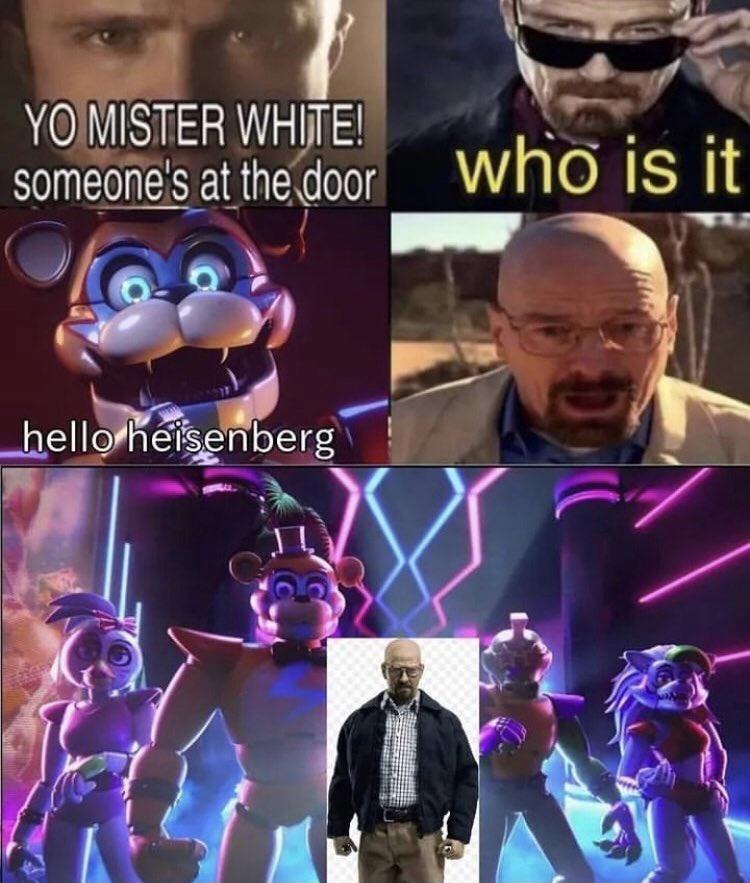 Fnaf security breach and breaking bad crossover Five Nights at Freddy