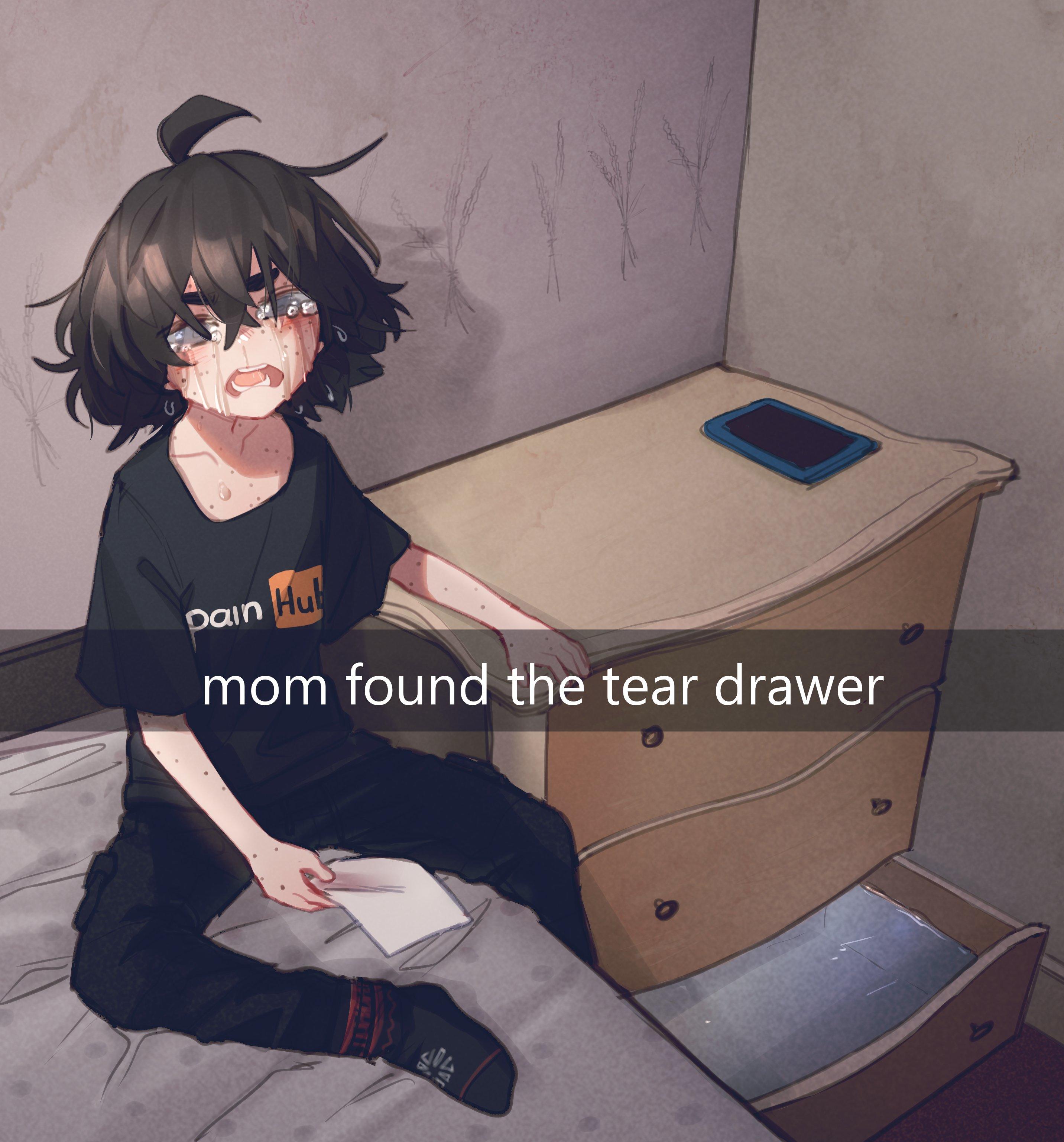 Mom found the tear drawer by popopoka_ Piss Drawer Know Your Meme