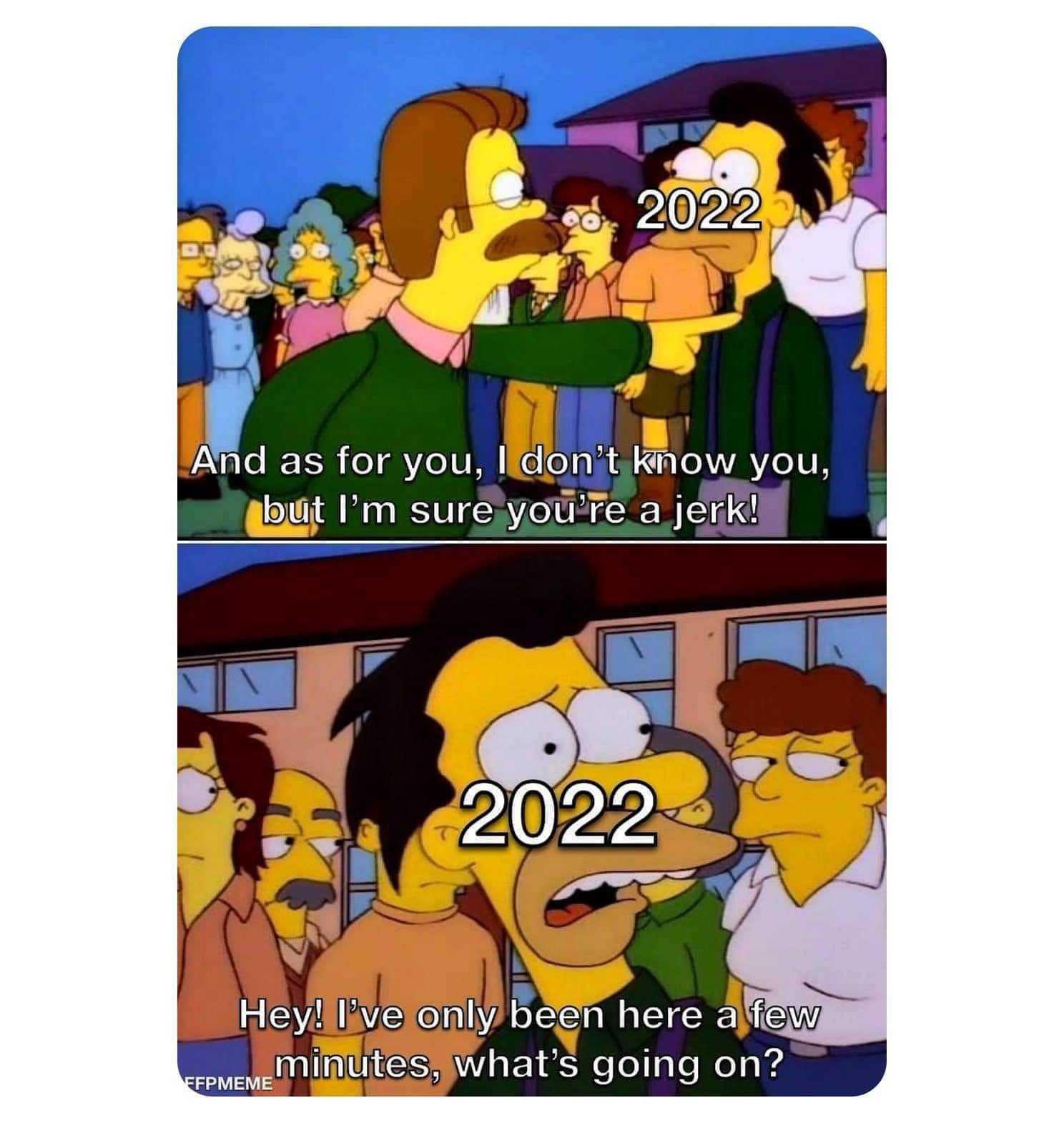 The New Year Be like The Simpsons Know Your Meme