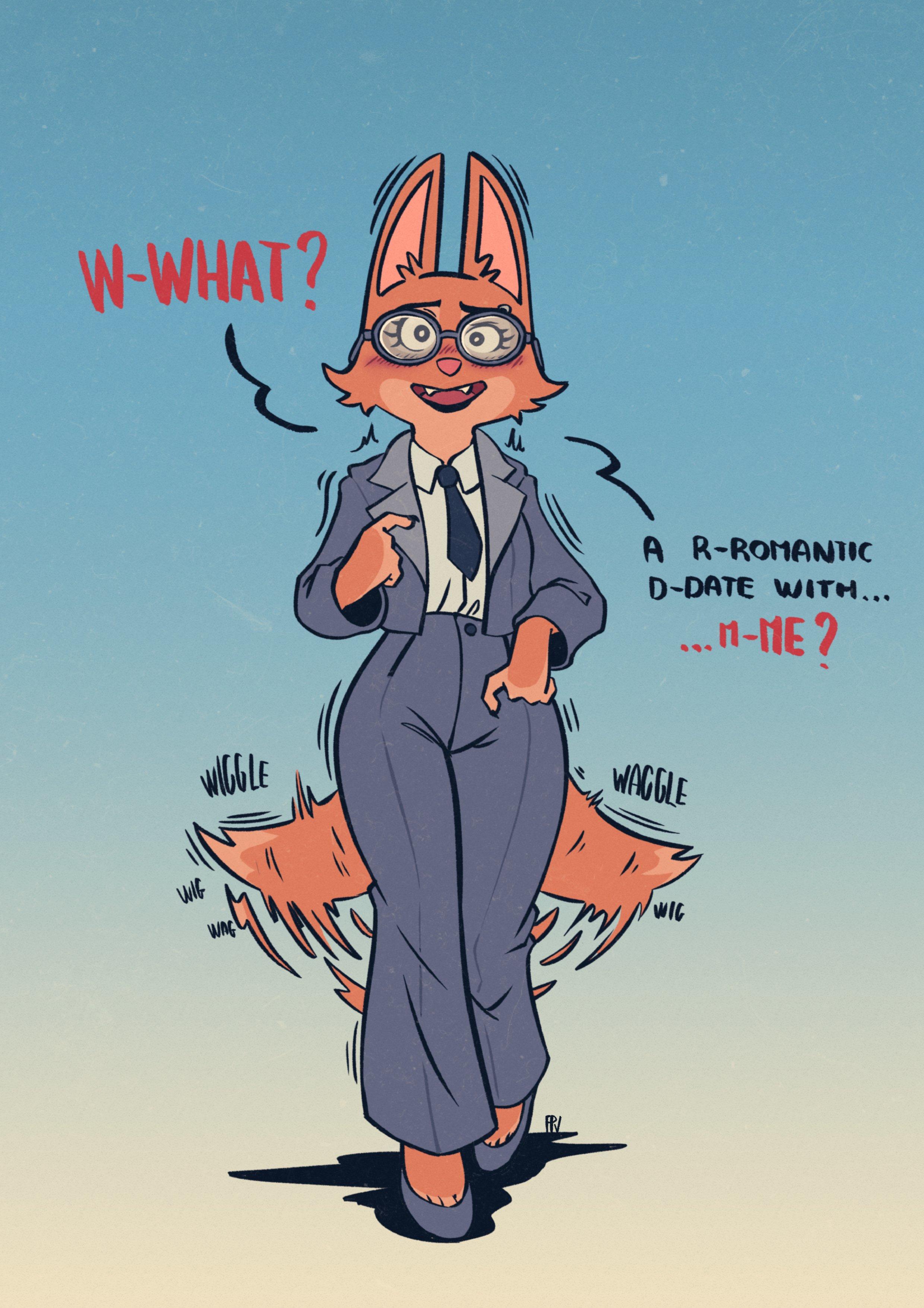 Even Foxes Wag Their Tail When Happy Or Excited Diane Foxington