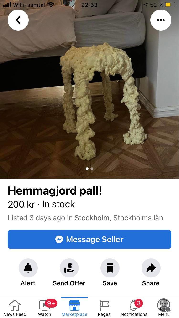 Stool Made of Spray Foam DIY Fails Know Your Meme