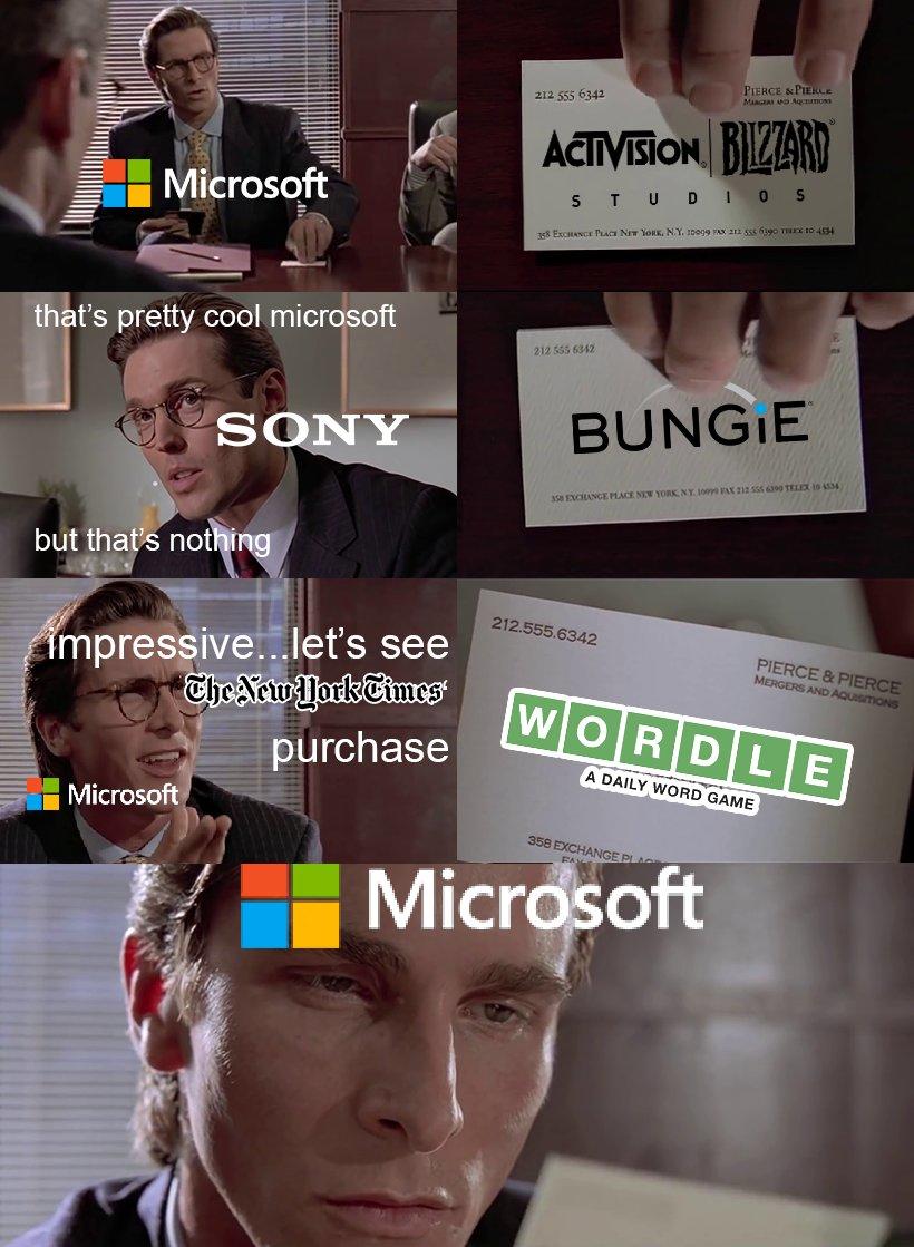 American Psycho Business Card Meme