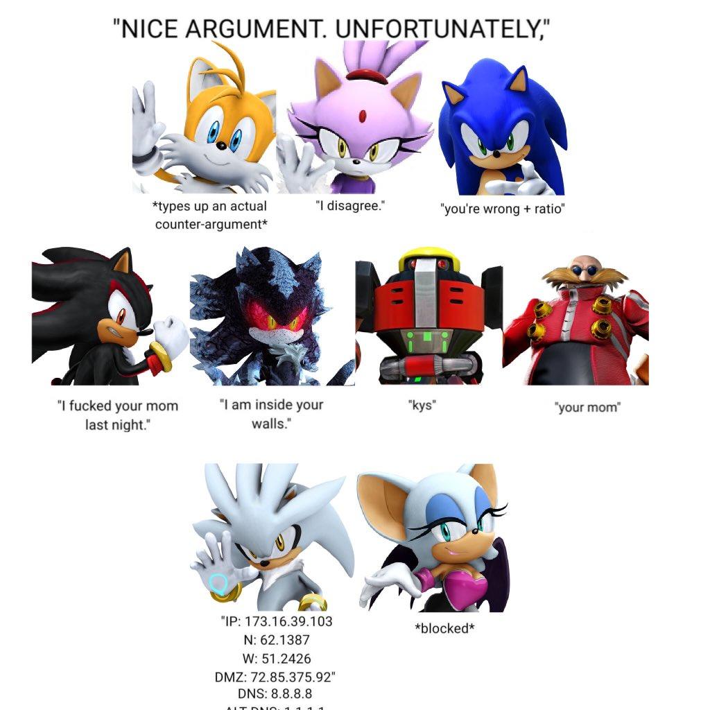 Nice Argument. Unfortunately Grid (Sonic the Hedgehog) Nice Argument