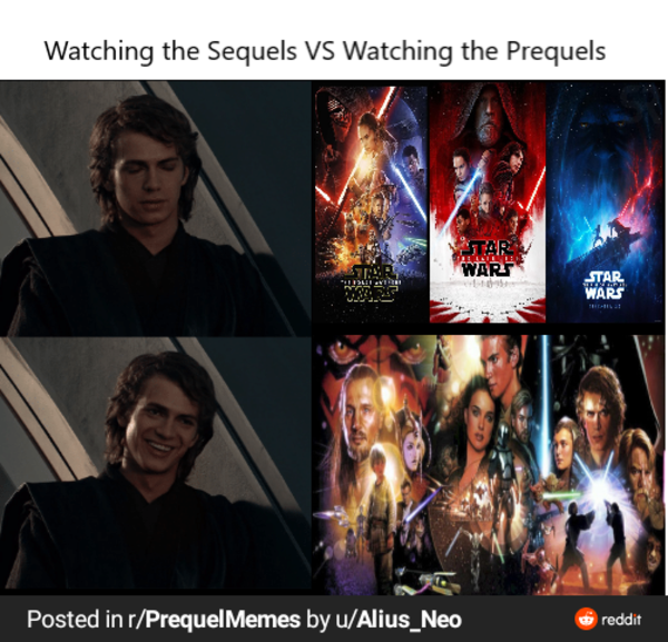 No it's because I'm so in love with you | /r/PrequelMemes | Prequel ...